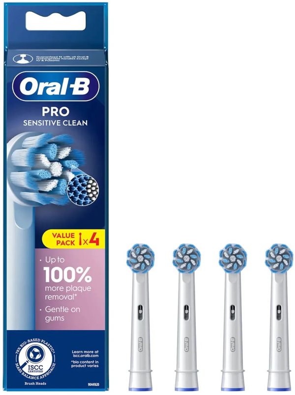 Oral-B Pro Sensitive Clean - ανταλλακτικές κεφαλές, 4 τεμ