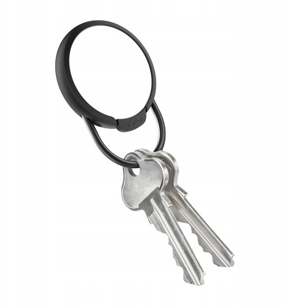 Θήκη Orbitkey Slim για AirTag με κρίκο κλειδιού, μαύρο