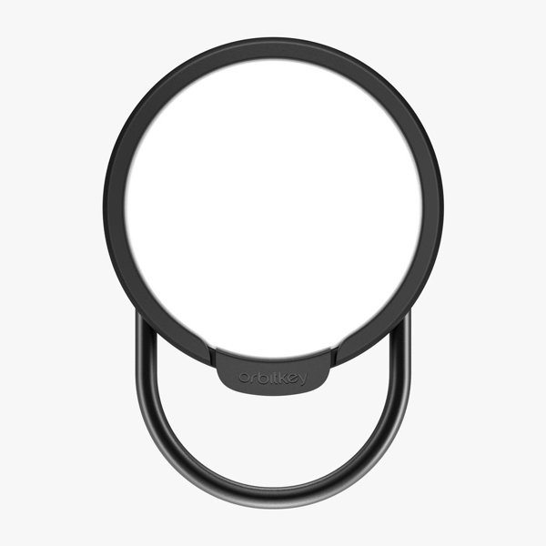 Θήκη Orbitkey Slim για AirTag με κρίκο κλειδιού, μαύρο