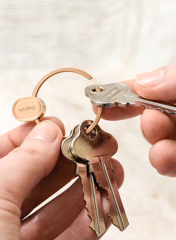 Μπρελόκ Orbitkey Ring v2, ασημί