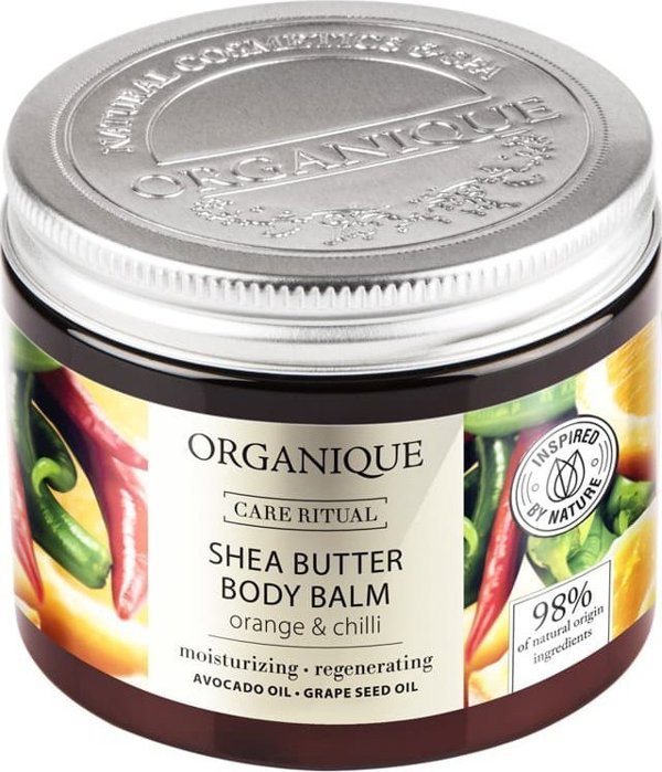 Organique ORGANIQUE Care Ritual Βάλσαμο σώματος με βούτυρο Shea - Πορτοκάλι & Τσίλι 200ml