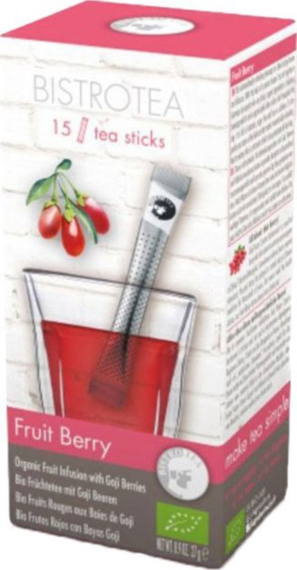 Βιολογική έγχυση φρούτων NoName Bistro Tea Fruit Berry, 15 τεμ.