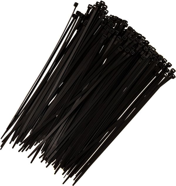 Οργανωτής Mozos Cable tie Μαύρο 100 τεμάχια (MCABLE-M)