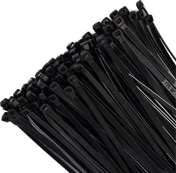 Οργανωτής Mozos Cable tie Μαύρο 100 τεμάχια (MCABLE-M)