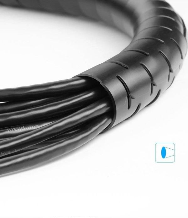 Ugreen Spiral Cable Organizer Μαύρο 1 τεμάχιο (6957303838202) 8244757 6957303838202