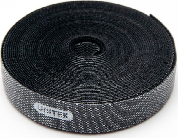 Unitek Velcro Ταινία Οργάνωσης Καλωδίων, 1 Τεμάχιο, Μαύρο (OT142BK)