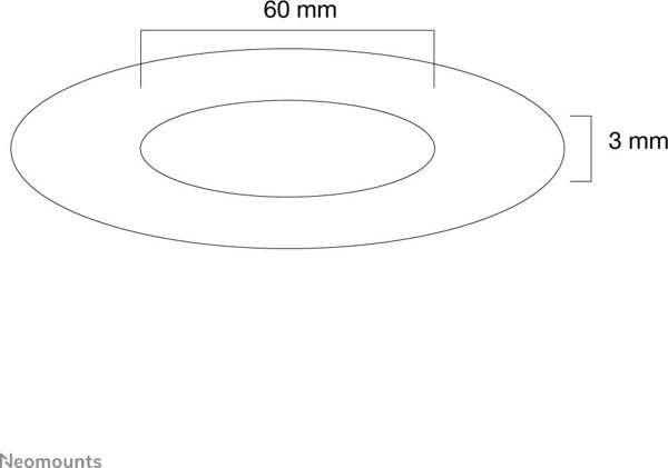 Οργανωτής Neomounts TV SET ACC CEILING COVER/60CM FPMA-CRS6 NEOMOUNTS