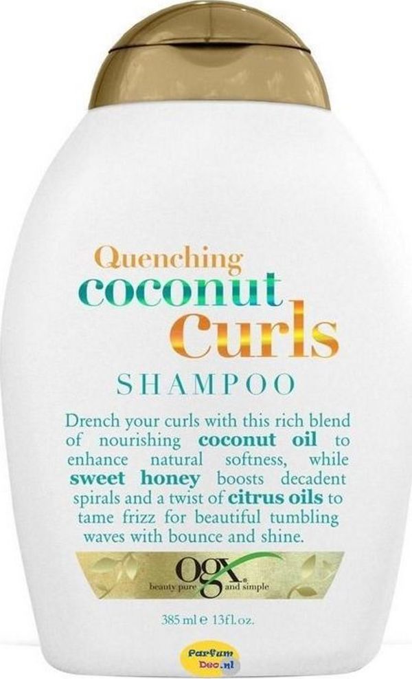 Organix Cosmetix Ενυδατικό + Σαμπουάν για Σγουρά Μαλλιά με Καρύδα 385 ml