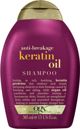 Organix Cosmetix Σαμπουάν με Κερατίνη και Λάδι που Προλαμβάνει το Σπάσιμο των Μαλλιών 385ml