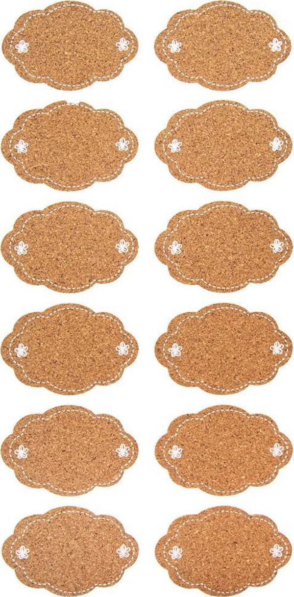 ORION Αυτοκόλλητες ετικέτες για βάζα 12 τεμ. γενικής χρήσης