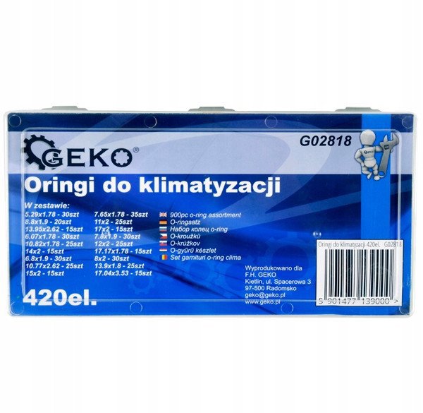 Σετ O-ring για κλιματισμό 420τεμ.(24)