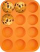 Orion Φόρμα ΣΙΛΙΚΟΝΗΣ για muffins για ψήσιμο muffins cupcakes 12 τεμάχια
