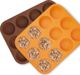 Orion Φόρμα ΣΙΛΙΚΟΝΗΣ για muffins για ψήσιμο muffins cupcakes 12 τεμάχια