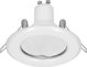 Διακοσμητικό πλαίσιο Orno SUTRI RC για σποτ, MR16/GU10 max 50W, στρογγυλό, σταθερό, λευκό