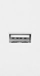 Orno NOEN USB, αρθρωτή θύρα 22,5x45mm με φορτιστή USB, 2,1A 5V DC, λευκό