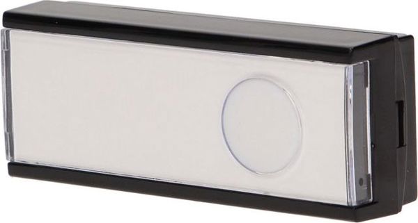 Orno Κουμπί κουδουνιού για κουδούνια σειράς CALYPSO IP44 με μπαταρία /CR2032/ OR-DB-QS-112PD