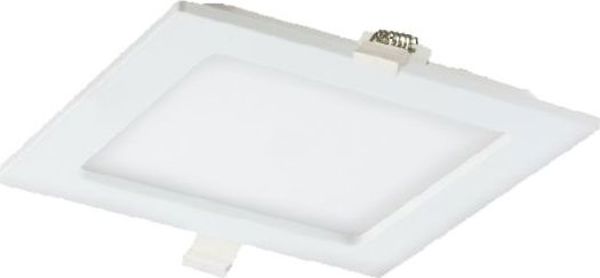 Φωτιστικό downlight Orno AKMAN LED 12W, ενσωματωμένο, τετράγωνο, 780lm, 3000K, λευκό, ενσωματωμένος μετασχηματιστής LED OR-OD-6055WLX3