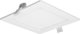 Orno AKMAN LED 12W, φωτιστικό downlight, χωνευτό, τετράγωνο, 860lm, 4000K, λευκό, ενσωματωμένος μετασχηματιστής LED,AD-OD-6055WLX4