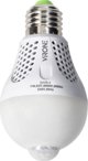 Orno NAMIB LED PIR 7W A60, λάμπα με PIR 7W, 600lm, 4000K,SW/R-3