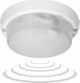Orno 8080T/MAT-RIVA/MS, φωτιστικό με μικροκυματικό αισθητήρα κίνησης, 100W, E27, IP44, ματ γυαλί, δακτύλιοι