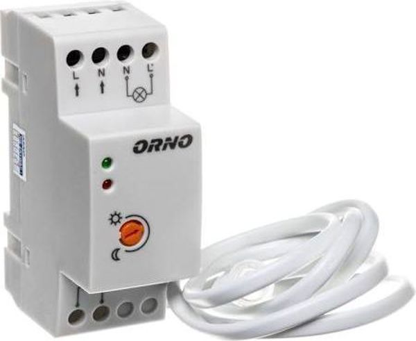 Διακόπτης λυκόφωτος με αισθητήρα 20A 230V 2-100lx (Orno OR-CR-219)