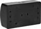 Orno Διπλή πρίζα 2x2P+Z Schuko AQUATIC, IP44, μαύρο