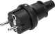 Orno Μίνι Πρίζα Uni-Schuko IP44, 16A, 230V, Μαύρη