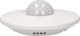 Αισθητήρας κίνησης Orno 360 μοίρες IP20, 2000W, 3 αισθητήρες, ρύθμιση εμβέλειας 3m-20m, λευκός