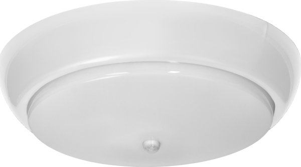Orno KOKO φωτιστικό 2xE27 με αισθητήρα κίνησης PIR, 2x40W, λευκό-πολυπροπυλένιο, ματ κάλυμμα-πολυανθρακικό, IP44, IK10