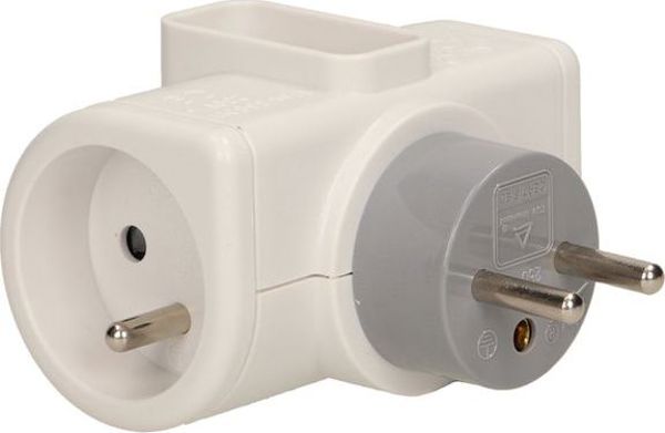 Πολύπριζο Orno 2x2P+Z + 1x2P/II με δυνατότητα περιστροφής 180° OR-AE-1377