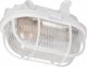 Orno Φωτιστικό OVAL 60 7040T/P, 60W, E27, IP54, Γυάλινο Κάλυμμα, Πλαστική Βάση