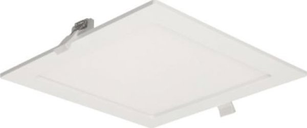 Φωτιστικό Orno AKMAN LED 18W, downlight, χωνευτό, τετράγωνο, 1300lm, 4000K, λευκό, ενσωματωμένος μετασχηματιστής LED, AD-OD-6056WLX4