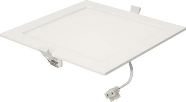Φωτιστικό Orno AKMAN LED 18W, downlight, χωνευτό, τετράγωνο, 1300lm, 4000K, λευκό, ενσωματωμένος μετασχηματιστής LED, AD-OD-6056WLX4