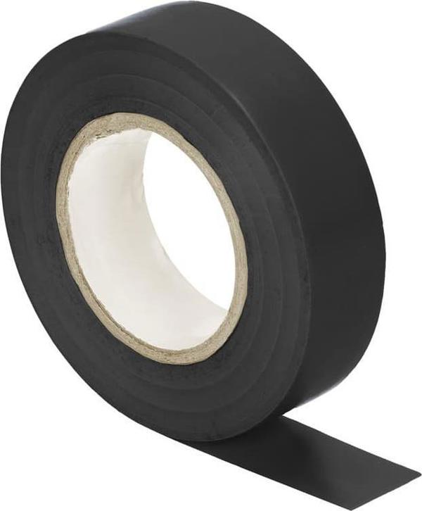 Orno Σετ 10 μονωτικών ταινιών 19mm, μαύρη, επιβραδυντική φλόγας, πάχος 0,13mm, μήκος 20m