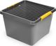 Orplast Solidstore Δοχείο Αποθήκευσης 32L, Πλαστικό, Γκρι, 39x39x26cm
