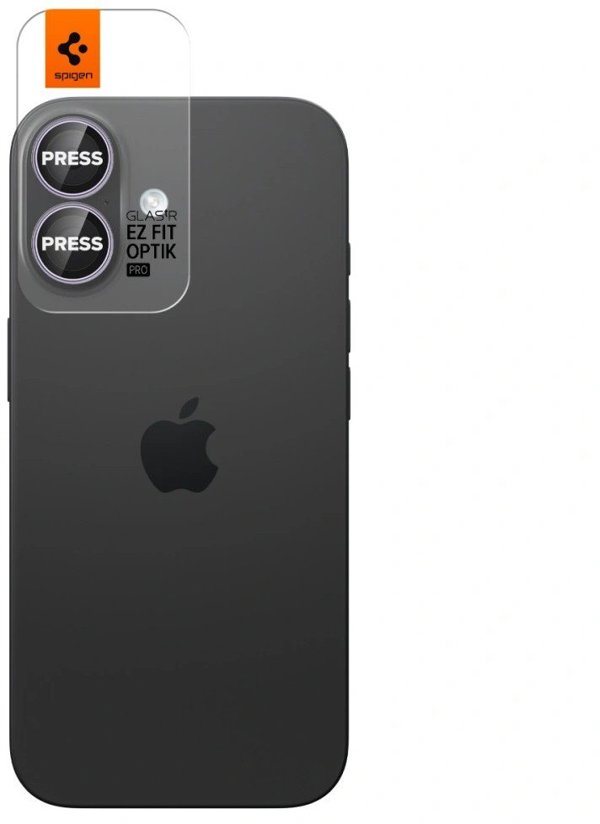 ΠΡΟΣΤΑΤΕΥΤΙΚΟ ΚΑΜΕΡΑΣ SPIGEN OPTIK PRO GLAS.TR ”EZ FIT” CAMERA PROTECTOR 2-PACK IPHONE 16 / 16 PLUS / 17 PURPLE