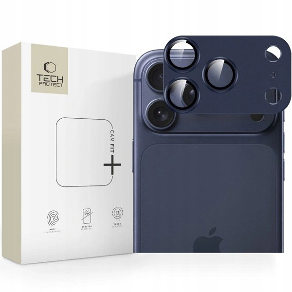 Προστατευτικό Κάμερας Tech-Protect CamFull Fit+ για iPhone 17 Pro Max σε Βαθύ Μπλε