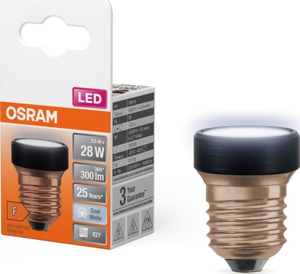 Osram LED LAMP E27 28 3.5W 4000K 230V FR FLAT