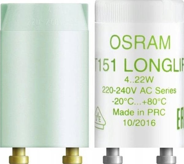 Osram Starter ST151 για Λάμπες Φθορισμού 4-22W, Υψηλής Αξιοπιστίας