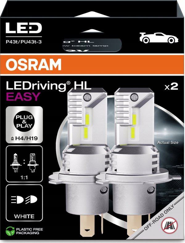 Osram CAR LIGHT OSRAM LED LAMP EASY H4/H19 12V