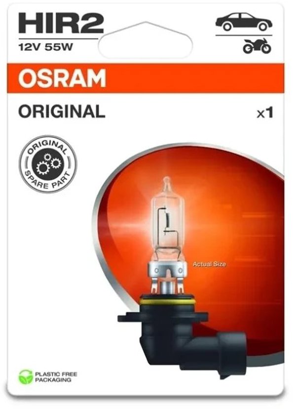 Osram ΦΩΣ ΑΥΤΟΚΙΝΗΤΟΥ OSRAM HIR2 9012-01B 55W 12V 14199999 4062172395342