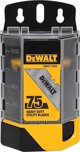 DeWALT Λεπίδες Μαχαιριού Τραπεζοειδείς DWHT11004-7, 75 Τεμάχια, Ανταλλακτικές Σκληρυμένες Λεπίδες για Μαχαίρια Χειρός