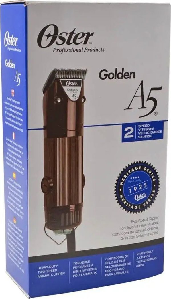 Oster OSTER Golden A5 5-50 Κουρευτική μηχανή, 2 ταχυτήτων, μπορντό EU, ΧΩΡΙΣ λεπίδα