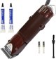 Oster OSTER Golden A5 5-50 Κουρευτική μηχανή, 2 ταχυτήτων, μπορντό EU, ΧΩΡΙΣ λεπίδα