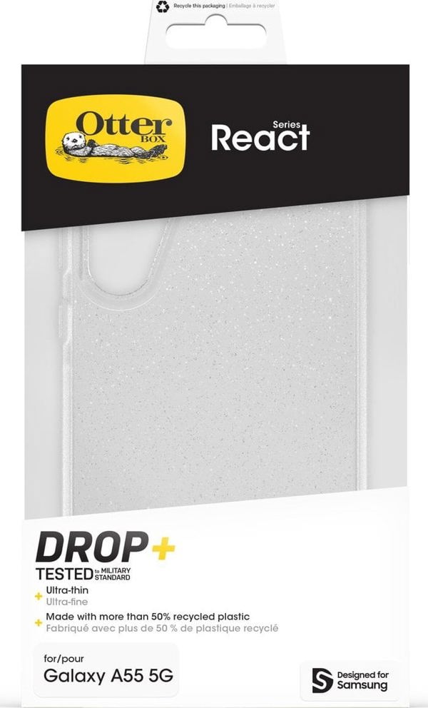 OtterBox OtterBox React Samsung Galaxy A55 5G Stardust -clear
