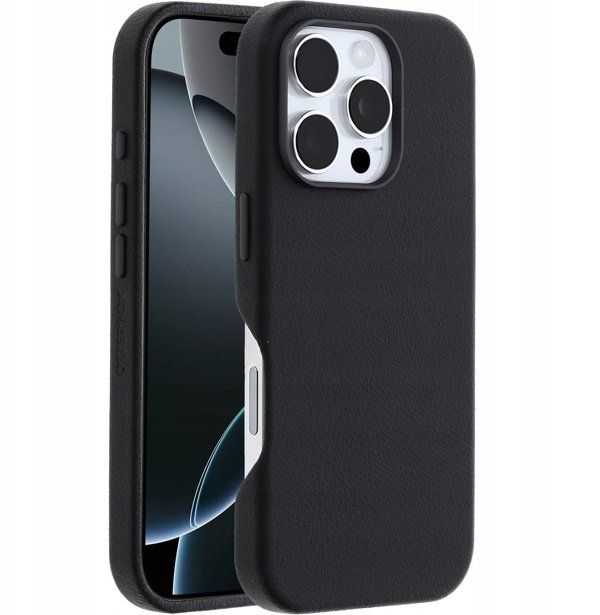 Otterbox Symmetry Δερμάτινη Θήκη Cactus για MagSafe, iPhone 16 Pro, μαύρο