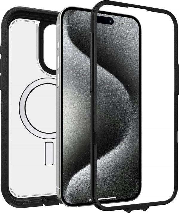 OtterBox Otterbox OB DEFENDER XT CLEAR APPLE/IPHONE 15 PRO MAX DARK S. CL/BLK