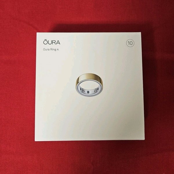 Oura Ring 4 έξυπνο δαχτυλίδι, Χρυσό, μέγεθος 10
