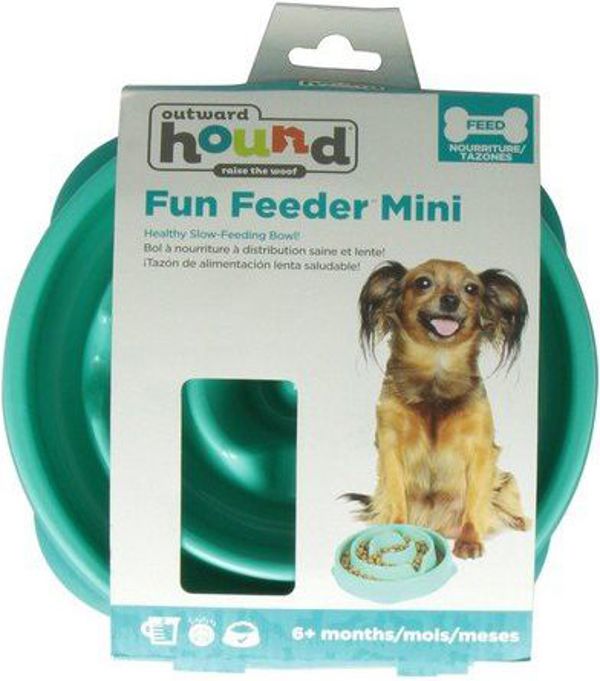 Outward Hound Μίνι Ταΐστρα Διασκέδασης Μπλε Μπολ
