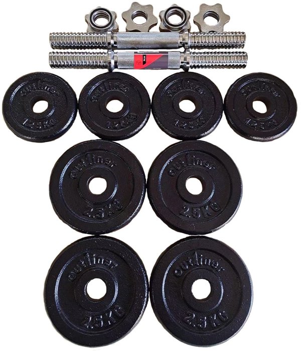 Outliner 20Kg Cast Iron Dumbbell Set
